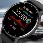 Montre Connectée Ronde Noire