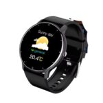 Montre Connectée Ronde Noire