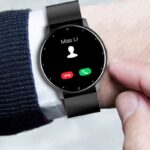 Montre Connectée Ronde Noire