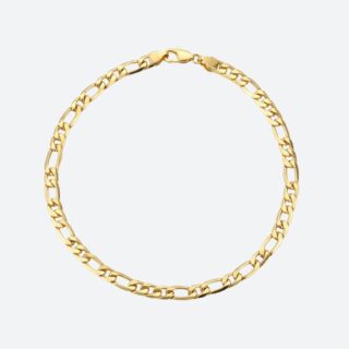 Chaine or hommes plaqué 18 carats, 6mm