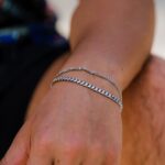 Bracelet Homme Argent Chaîne Fine Classique