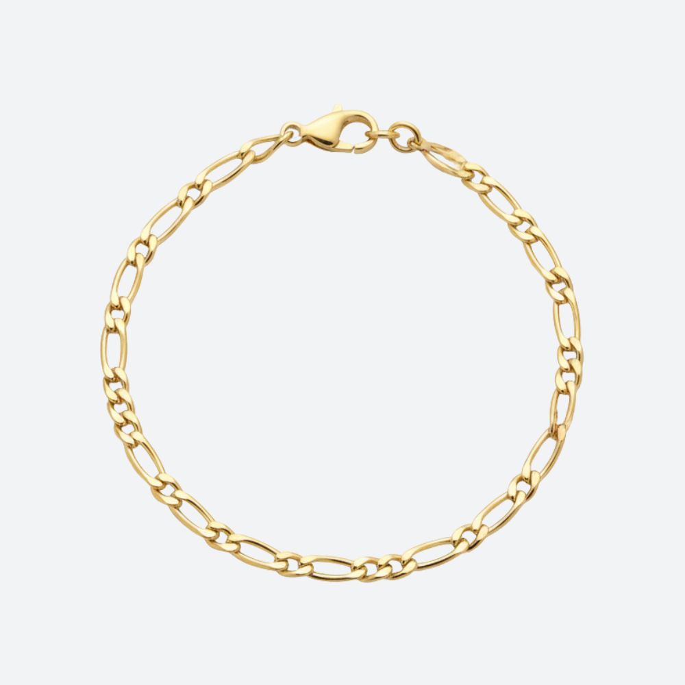 Gourmette Homme Or Maille Fine Figaro