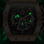 Montre automatique homme sport acier – design squelette