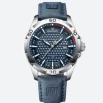 Montre vintage homme sport bleu
